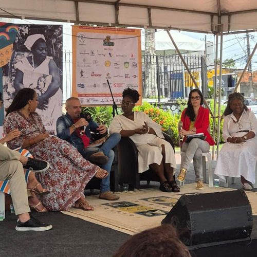 Mesa Literária da Editora BFK Books na Flilauro 2025